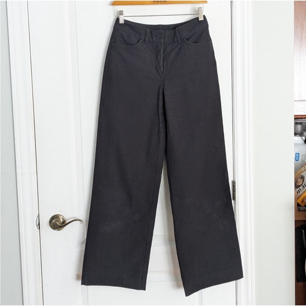 Lululemon City Sleek 5 Pocket Wide Leg Pant Black size 26 C5